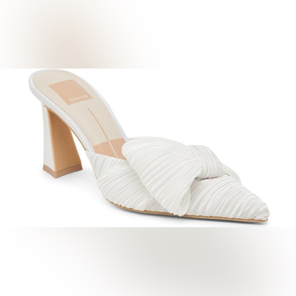 Dolce Vita Bridal Bow Heels